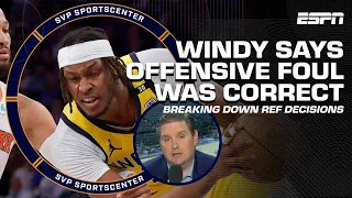 Brian Windhorst believes the Myles Turner offensive foul was the CORRECT CALL 👀 | SC with SVP