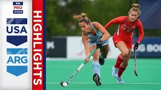 USA v Argentina | Week 16 | Women's FIH Pro League Highlights