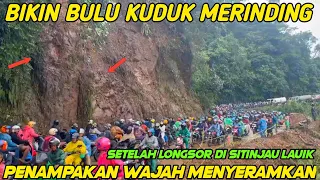 Bikin Bulu Kuduk Merinding‼️ Penampakan Sosok Menyeramkan Pasca Terjadi Longsor di Sitinjau Lauik