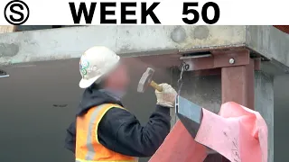 One-week construction time-lapse with closeups: Week 50 of the Ⓢ-series