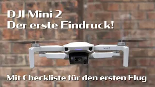 DJI Mini 2 - Der erste Eindruck | Mit Checkliste für den ersten Flug