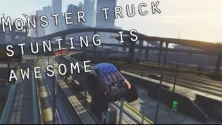 GTA 5 Monster truck stunt