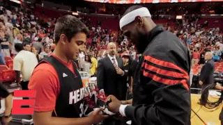 My Wish: LeBron James grants wish of 17-year old cancer survivor (2012) | ESPN Archive
