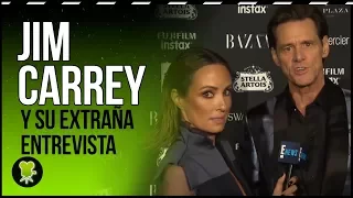 La incómoda entrevista a Jim Carrey en la NYFW, traducida al español