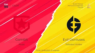 [ENG] LIVE Gambit vs Evil Geniuses - IEM Summer 2021 - Quarter-final