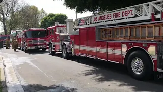 LAFD Recaps Duplex Fire in Pico-Robertson, 91-Year-Old Man Killed; 2/26/19