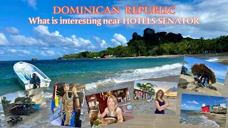 SENATOR HOTELS in DOMINICANA.Surprise at the end of the beach:Crazy Lobster, Mel Tours, Gift shops.