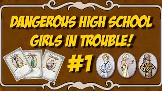 Dangerous High School Girls in Trouble! #1 - Poker face