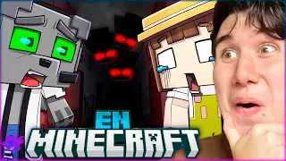 Chule REACCIONA a Entré a un HOTEL ABANDONADO explicado EN MINECRAFT 🏨🕸️ de Bobicraft