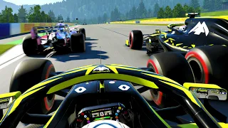 BATTLE WITH A RACE WINNER! DRY TO WET RACE! - F1 2020 MY TEAM CAREER Part 74