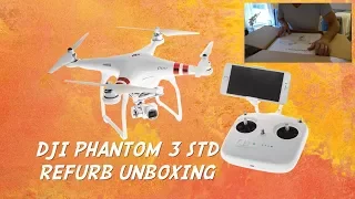 DJI Phantom 3 Standard refurbished drone unboxing from eBay Drone Nerds