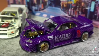 Mini GT x Kaido House GTR💜