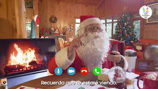 Samsung Videollamada con Santa En cuarentena: Un deseo