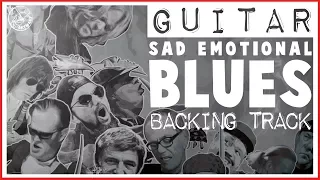 Sad Emotional Blues Backing Track in Am