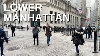NEW YORK CITY Walking Tour [4K] - LOWER MANHATTAN