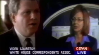 White House Correspondents' Dinner 2000 - The West Wing clip