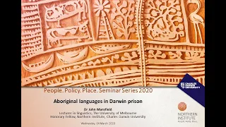 Aboriginal languages in Darwin prison