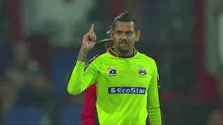 Sunil Narine Wickets | Lahore Qalandars Vs Quetta Gladiators  | Match 26 | 14 Mar | HBL PSL 2018