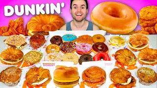 Trying Dunkin's FULL MENU! - Food + Donuts!