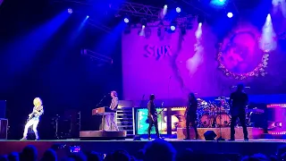 Styx performing Too Much Time On My Hands at Universal Studios Orlando 2/20/22