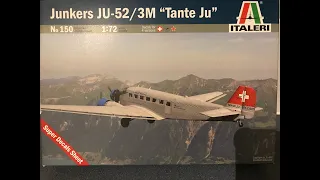 Italeri 1/72 JU 52 1936 Olympics build 4