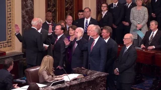 Leahy Swearing In On The Senate Floor