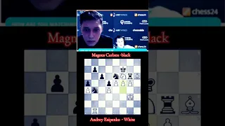 😲19 yr old Andrey esipenko beats Magnus carlsen 🔥🔥🔥🔥