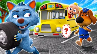 School Bus Lost Wheel Song 🚌 | I Lost My Wheel 😱 | New✨ More Nursery Rhymes & Baby Songs