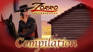 Zorro the Chronicles | Episode 25 - 26 | COMPILATION | Superhero cartoons