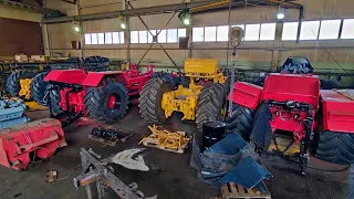 Начали переоборудование трактора КИРОВЕЦ К-700 из колхозника в погрузчик.