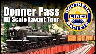 Southern Pacific Donner Pass HO Scale Layout Tour