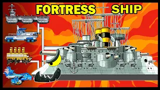 ❓WHAT IF the Boss was Ship Fortress❓ Мега танки VS Босс | Мультики про танки | Arena Tank Cartoon