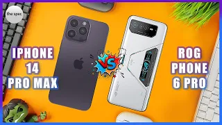 Apple iPhone 14 Pro Max vs Asus ROG Phone 6 Pro | Full Specifications Comparison