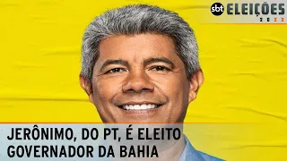 BA: Jerônimo Rodrigues é eleito governador da Bahia com 52% dos votos