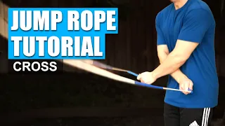 JUMP ROPE CROSS FOR BEGINNERS (with slow motion) | COACH NATE K-G