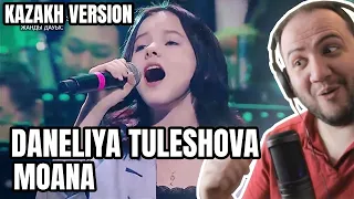 DANELIYA TULESHOVA - MOANA (OST FROM MOANA) KAZAKH VERSION REACTION  - TEACHER PAUL REACTS