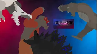 Godzilla and kong vs shimu and scar king (Full cut) [Godzilla X Kong the new empire animation]