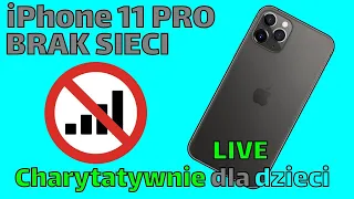 iPhone 11 PRO LIVE brak sieci COŚ się zepsuło