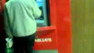 drunk in ATM