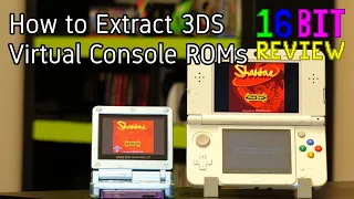 How to Extract 3DS Virtual Console ROMs - 16 Bit Guide