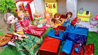 Radha's story part -60/রাধার বোনঝি প্রিয়া তার জন্মদিনে কী কী গিফট পেল?putuler golpo/Dolls story