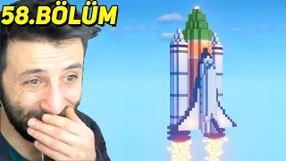 UZAY ÜSSÜ ve İLK ROKETLERİMİZ 🚀 MİNECRAFT (2023) 58.Bölüm