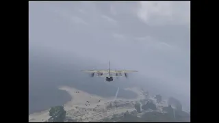 GTA V: Stealing the C-130 giant plane from Fort Zancudo military base | #trending