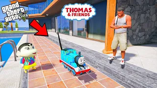 Franklin & shinchan Buy Mini Thomas Train in GTA 5 | Thomas Train in GTA 5 | Amaan Ansari