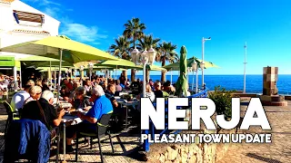 Nerja Spain Pleasant Town Update November 2022 Costa del Sol | Axarquía | Málaga [4K]