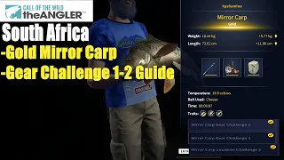 Call of the Wild The Angler South Africa,Gold Mirror Carp, Gear Challenge 1-2 Guide