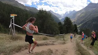 Emelie Forsberg final descend Sierre Zinal 2023 (km 29)