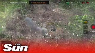 Ukraine drone footage shows close combat and artillery shelling on eastern battlefield