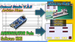 Arduino PLC ‼️Annunciator Software HMI (Outseal Studio - Arduino nano)