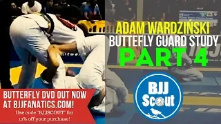 BJJ Scout: Adam Wardziński Butterfly Guard Study Part 4 - Standers